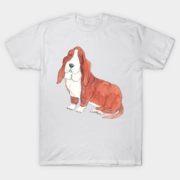 Basset hound Fun T-Shirt by doggyshop